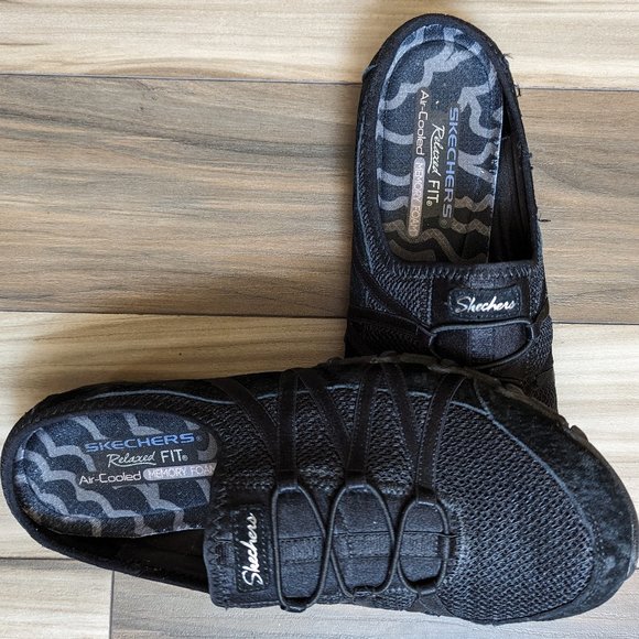 Skechers Women's Relaxed Fit Slip on Sneaker Open Back Sneaker - Black S… - Picture 5 of 10